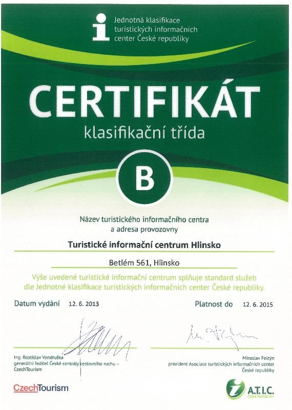 Turistické informační centrum Hlinsko